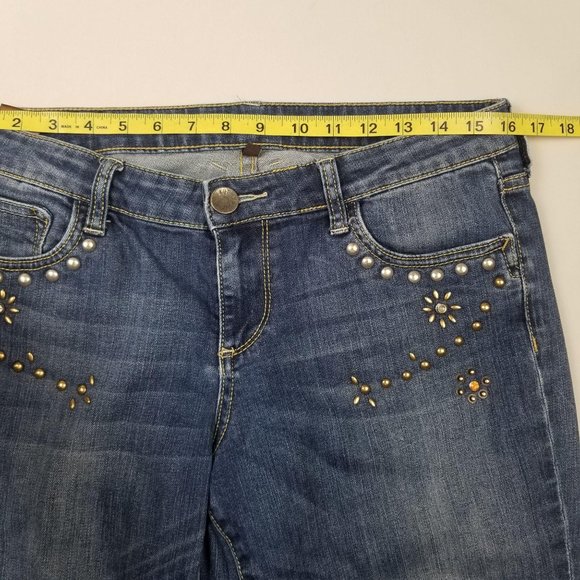 KUT for the Kloth Embellished Bootcut Jeans 10 - Picture 6 of 14